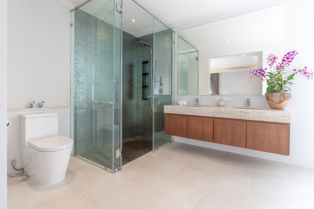 frosted glass for showers
