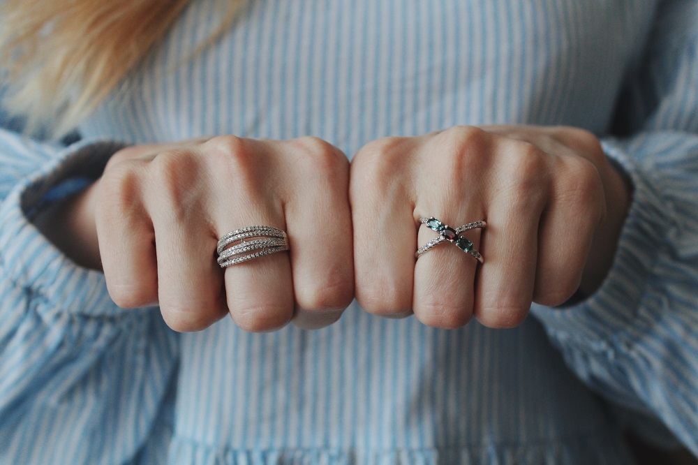 Sterling silver rings by Inspiranza Designs 